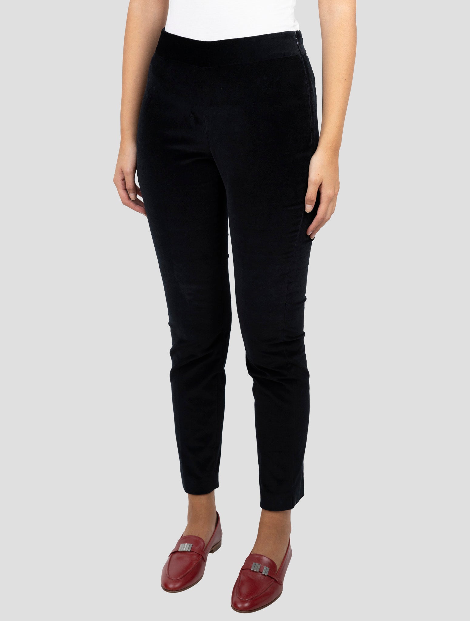 Kiton Black Cotton Ea Velvet Pants