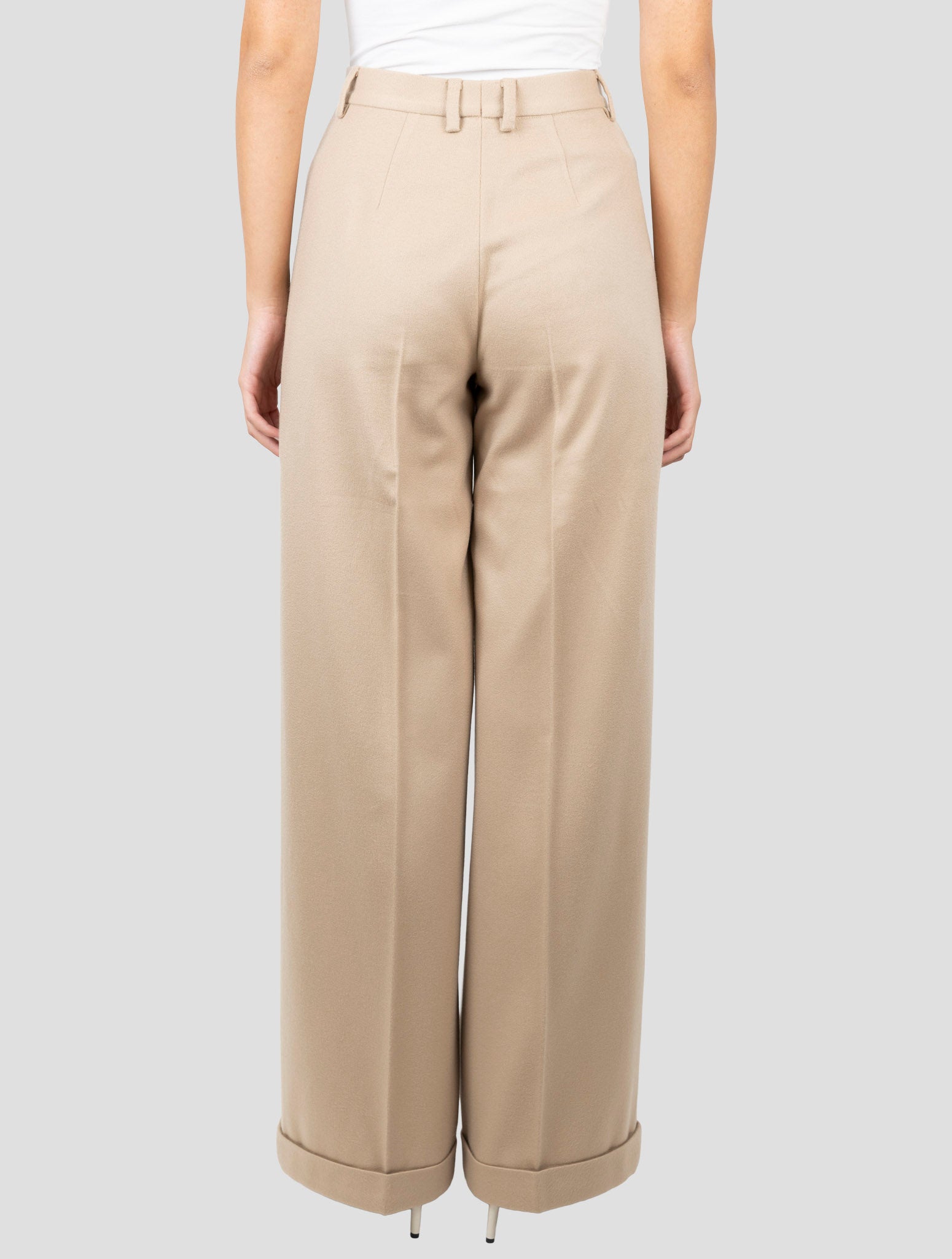 Kiton Brown Cashmere Pants