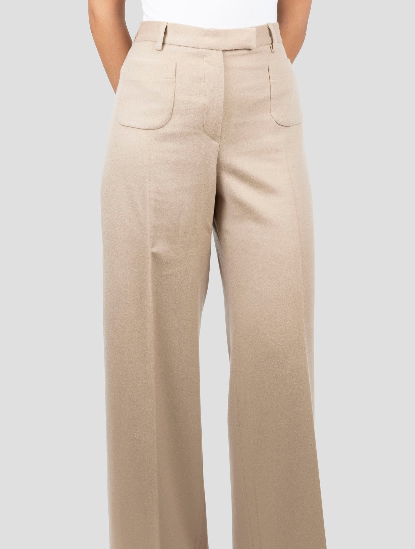 Kiton Brown Cashmere Pants
