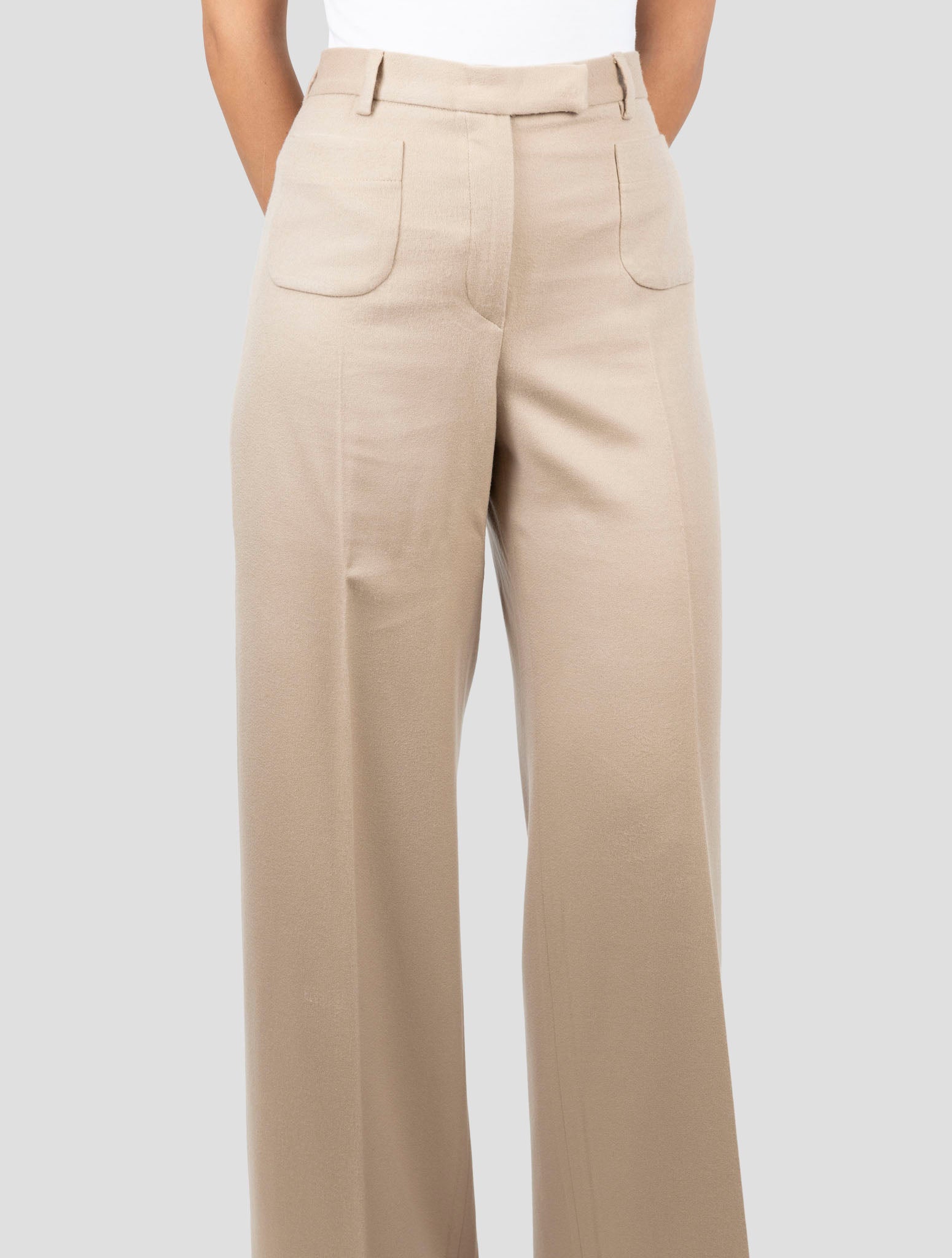 Kiton Brown Cashmere Pants