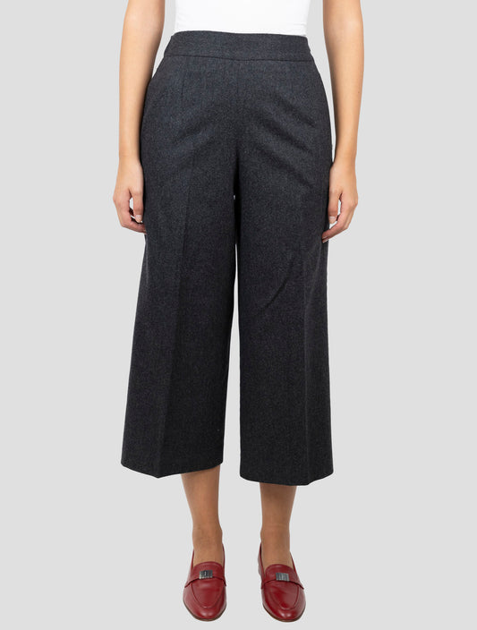 Kiton Dark Gray Virgin Wool Cashmere Ea Pants