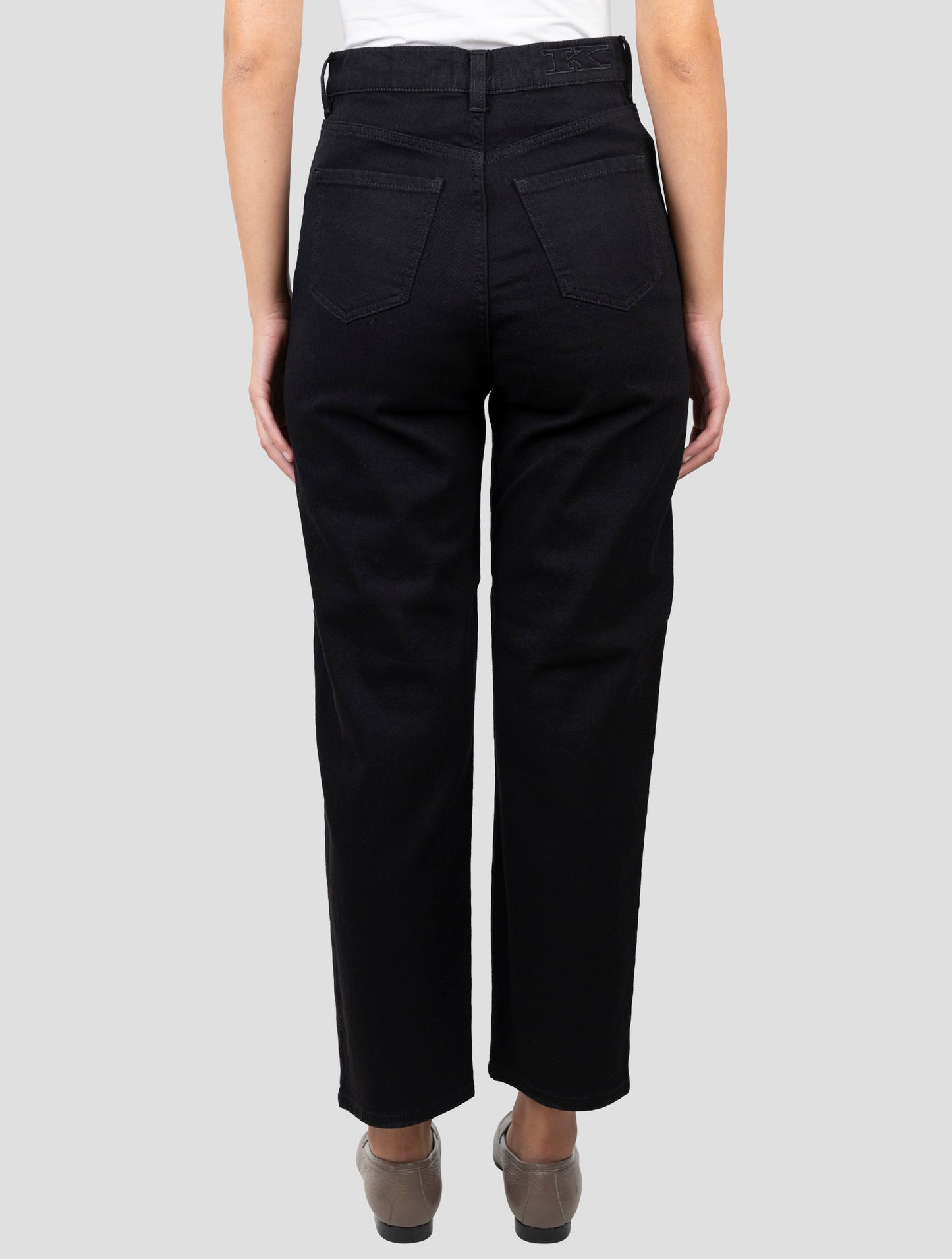 Kiton Black Cotton Pants