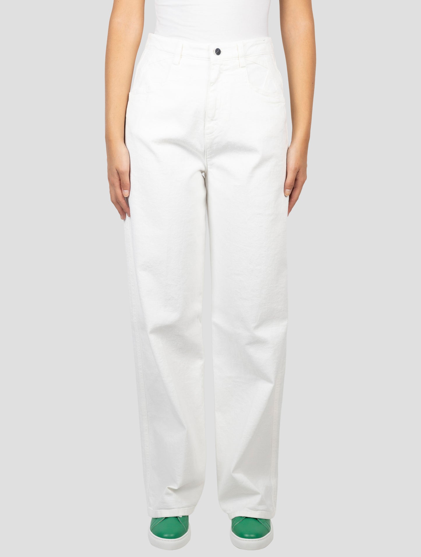Kiton White Cotton Cashmere Ea Pants
