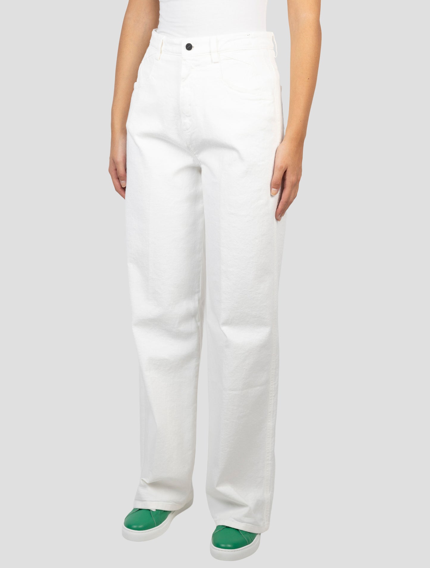 Kiton White Cotton Cashmere Ea Pants