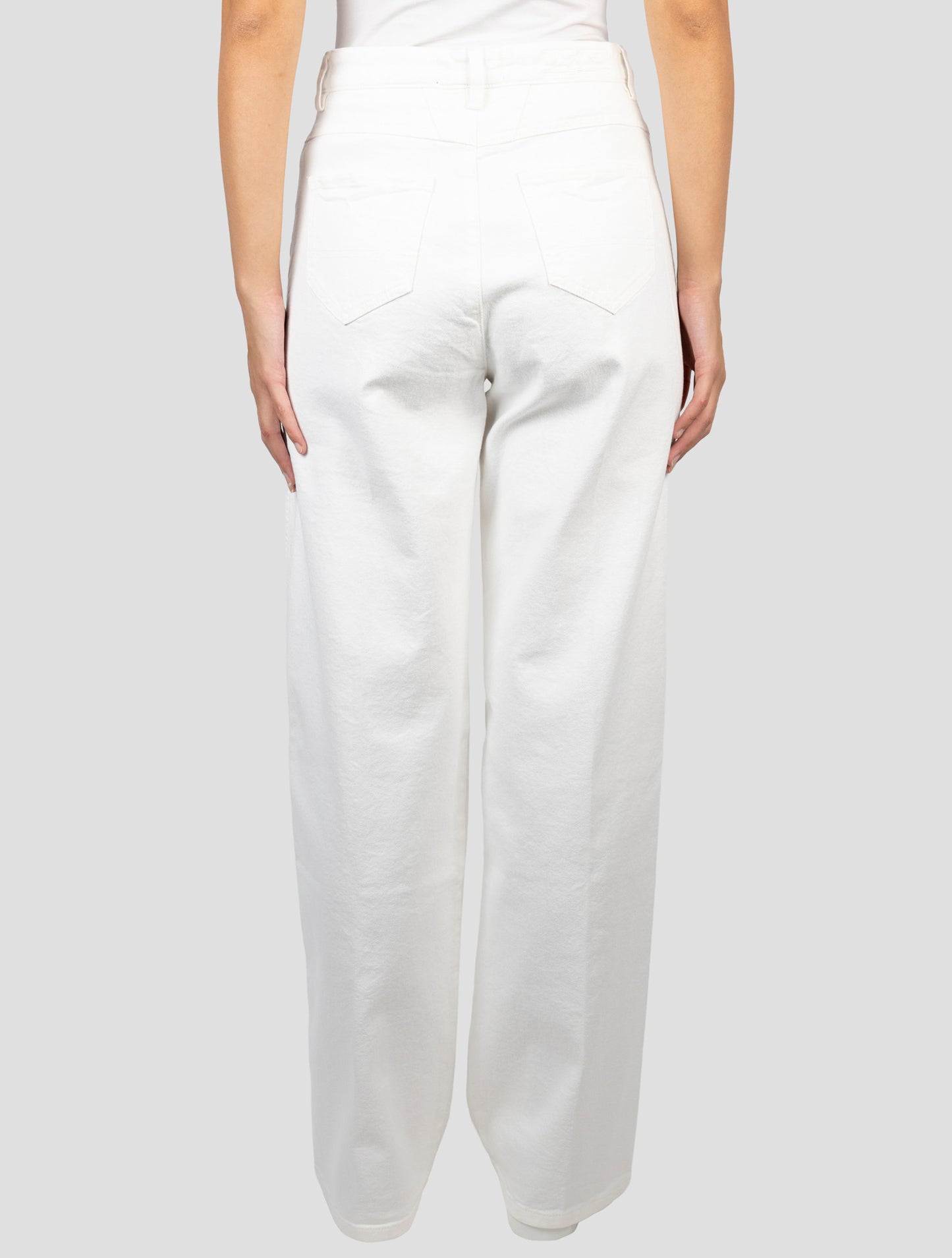 Kiton White Cotton Cashmere Ea Pants
