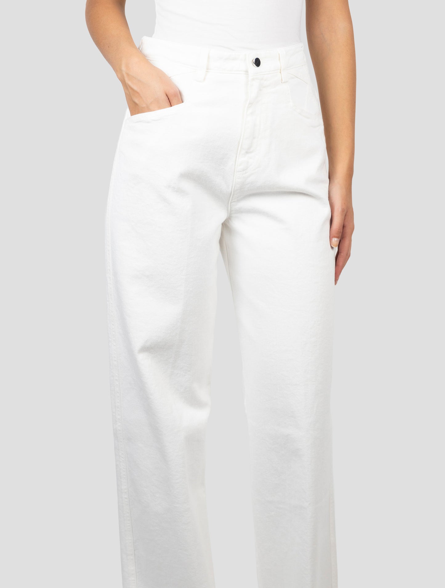 Kiton White Cotton Cashmere Ea Pants