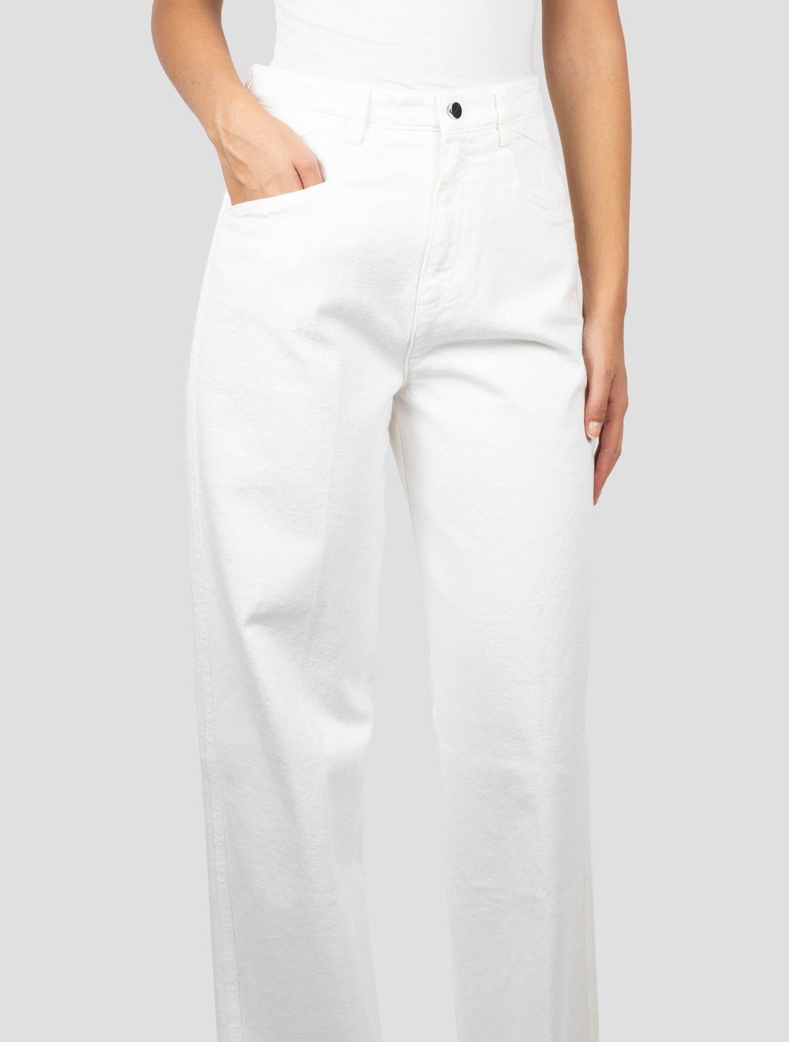 Kiton White Cotton Cashmere Ea Pants