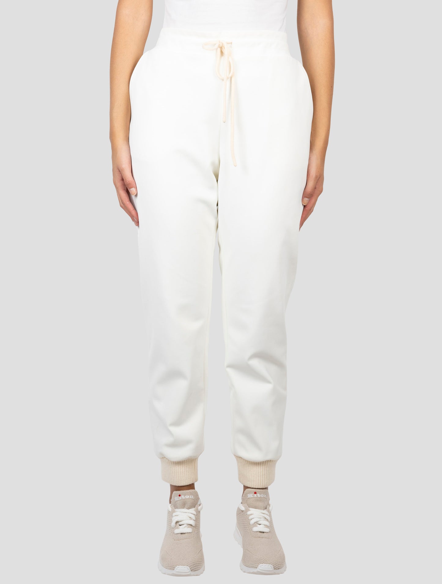 Kiton White Pa Pants