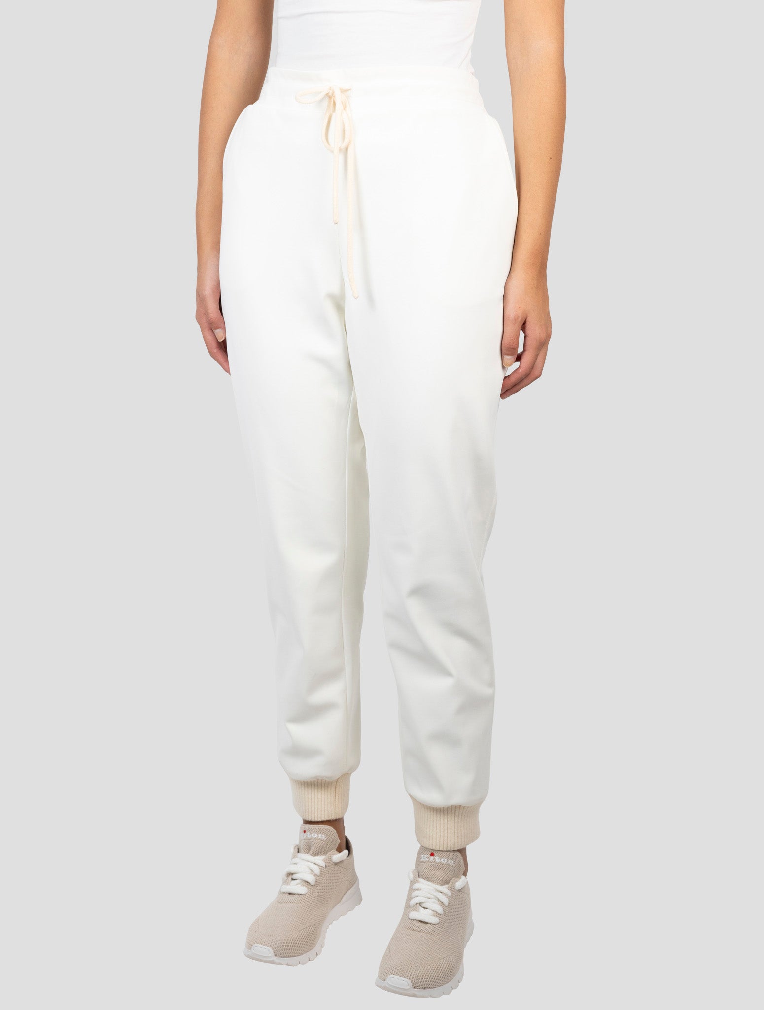 Kiton White Pa Pants