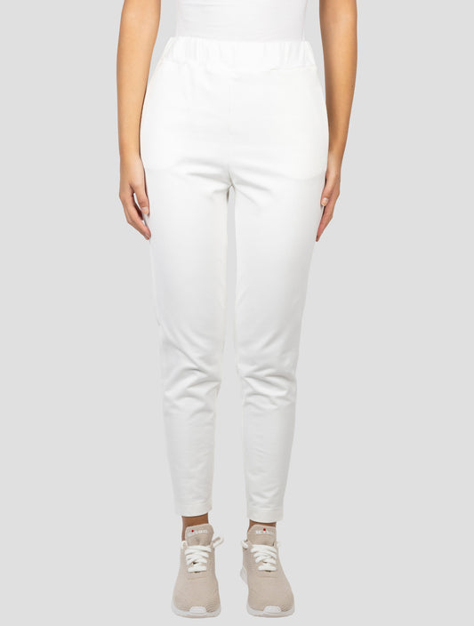 Kiton White Cotton Ea Pants
