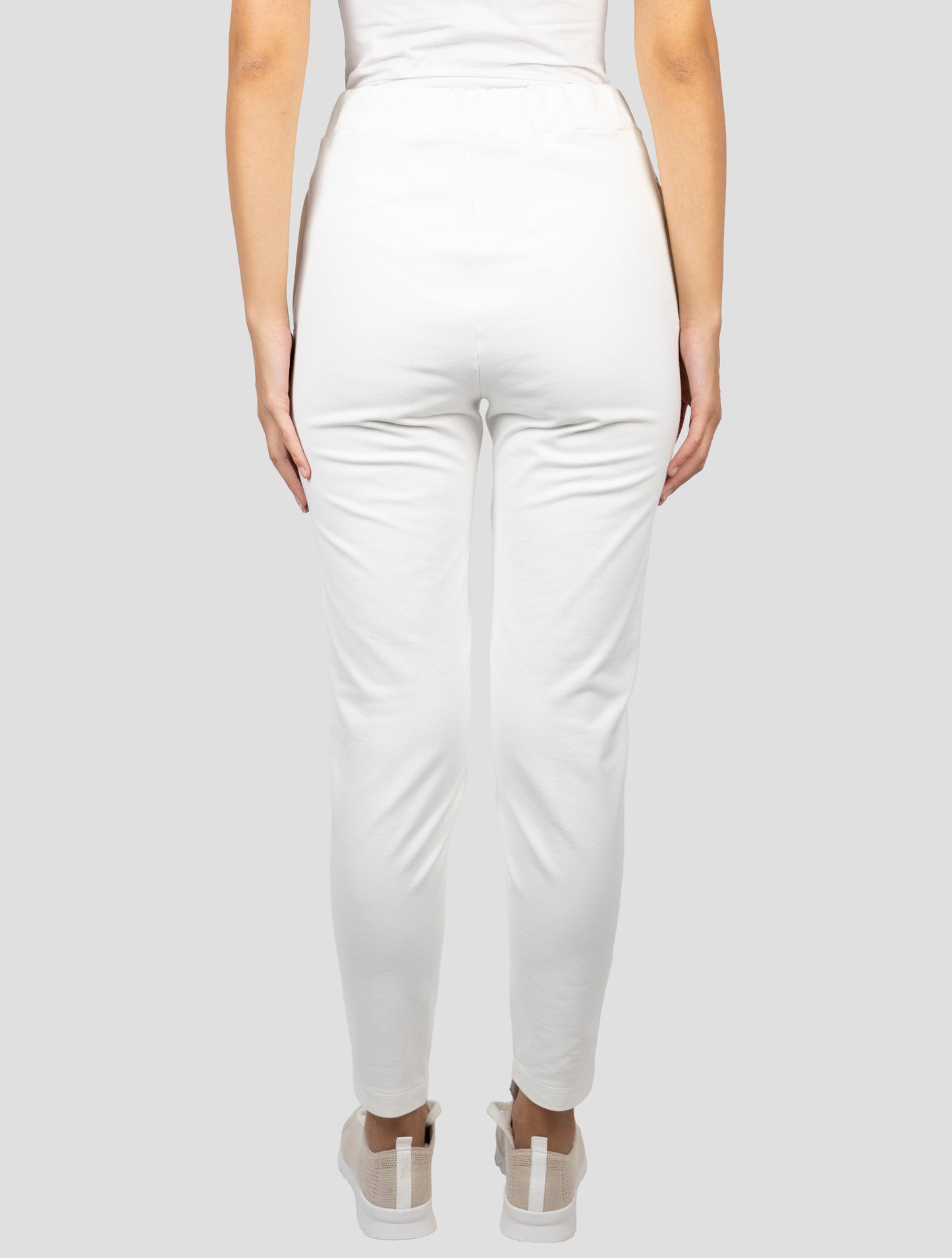 Kiton White Cotton Ea Pants