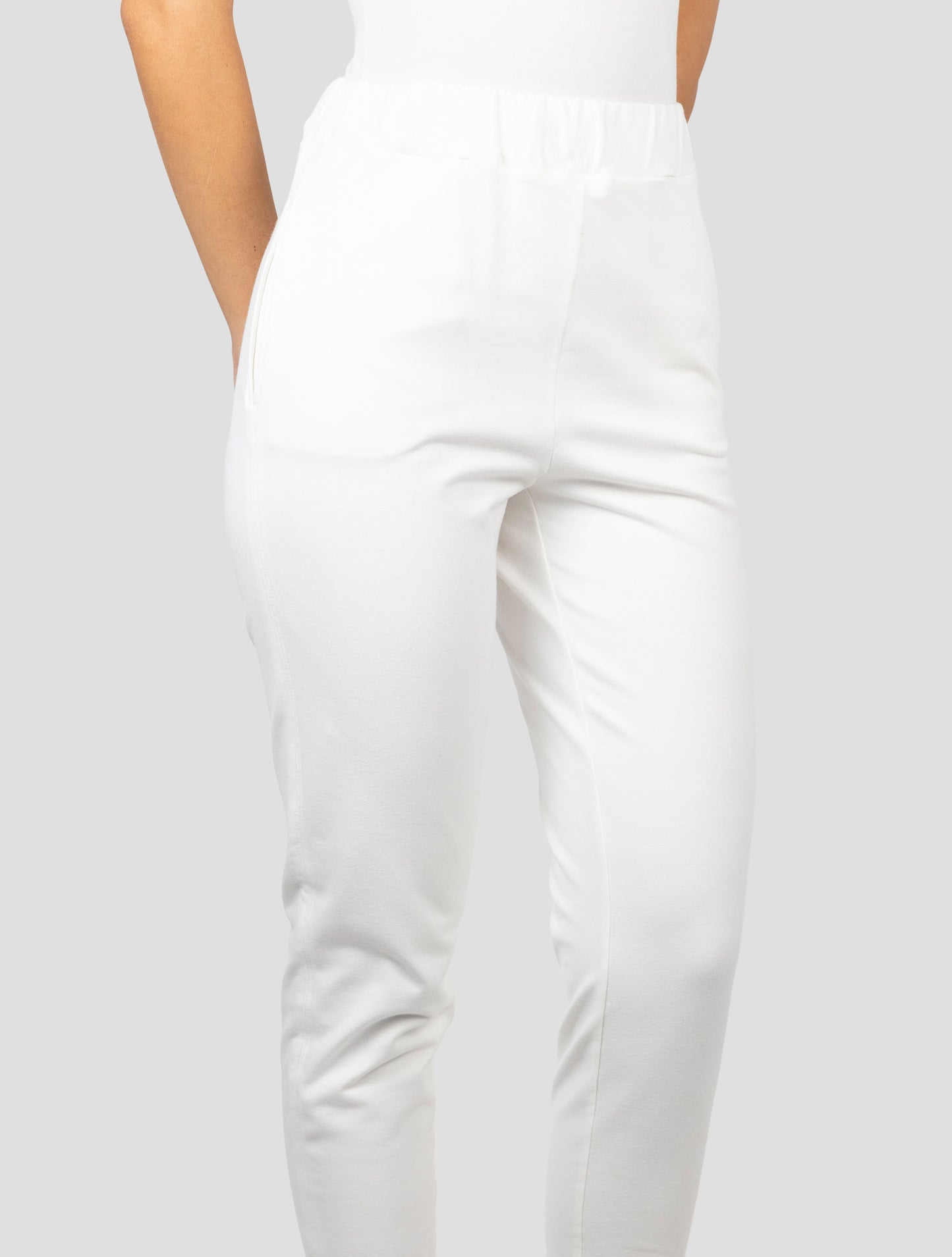 Kiton White Cotton Ea Pants