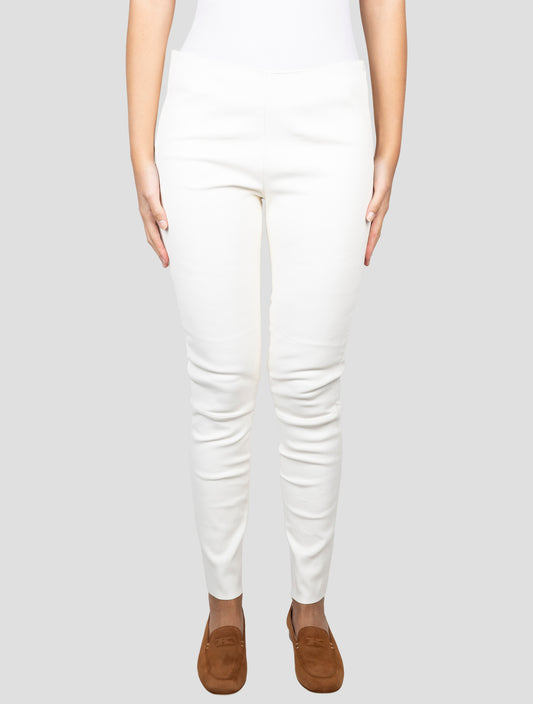 Kiton Beige Leather Pants