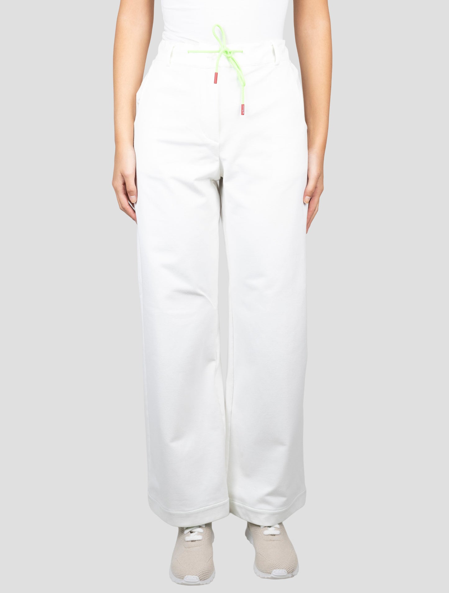 Kiton White Cotton Ea Pants