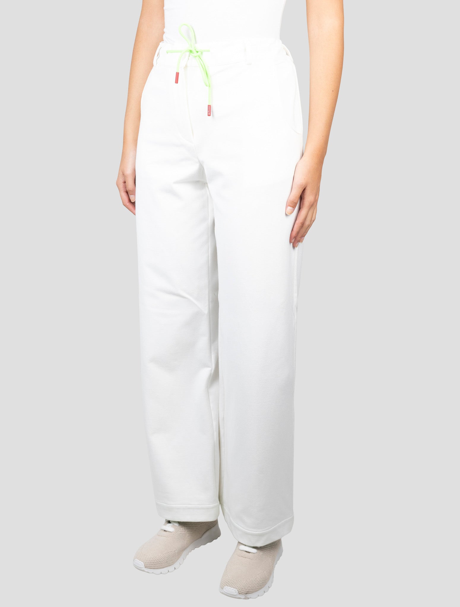 Kiton White Cotton Ea Pants