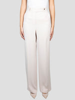 Kiton Pink Acetate Viscose Pants