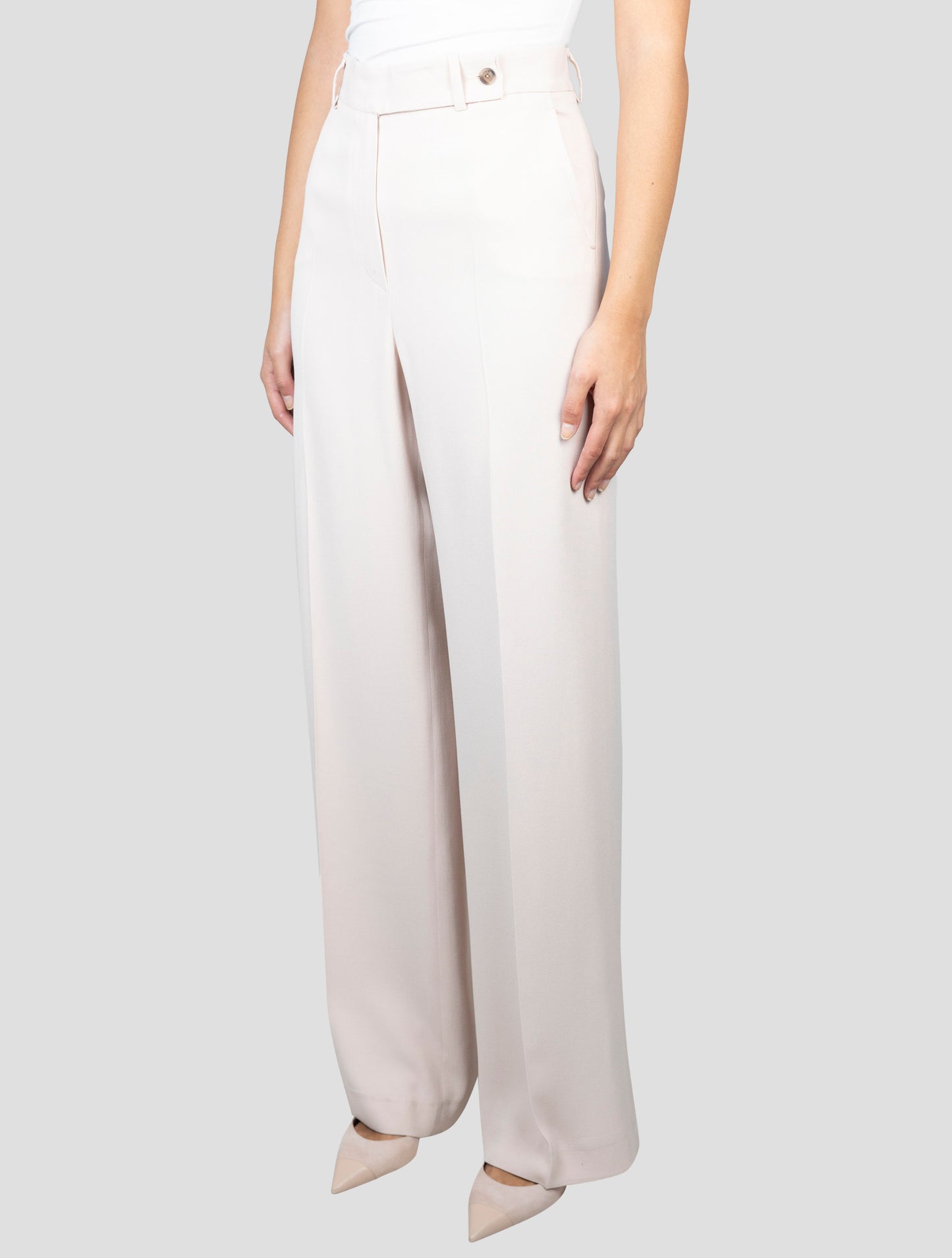 Kiton Pink Acetate Viscose Pants