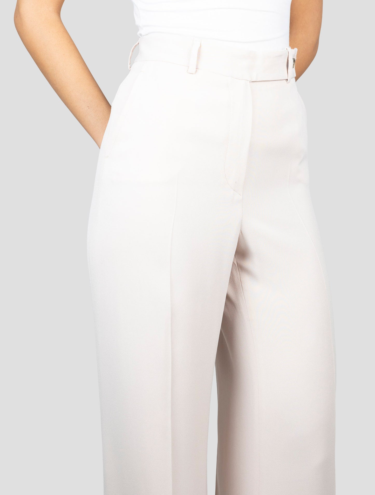 Kiton Pink Acetate Viscose Pants