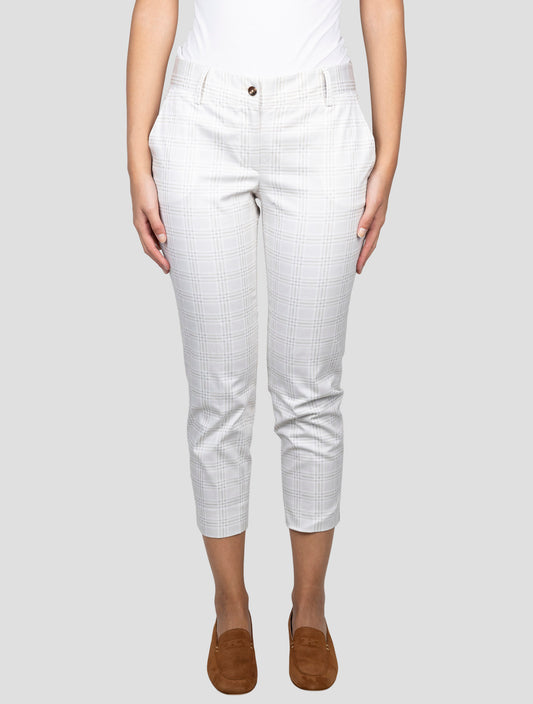 Kiton Beige Cotton Ea Pants
