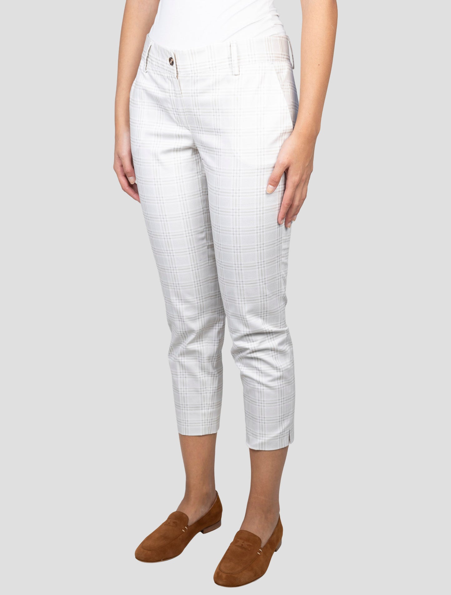 Kiton Beige Cotton Ea Pants