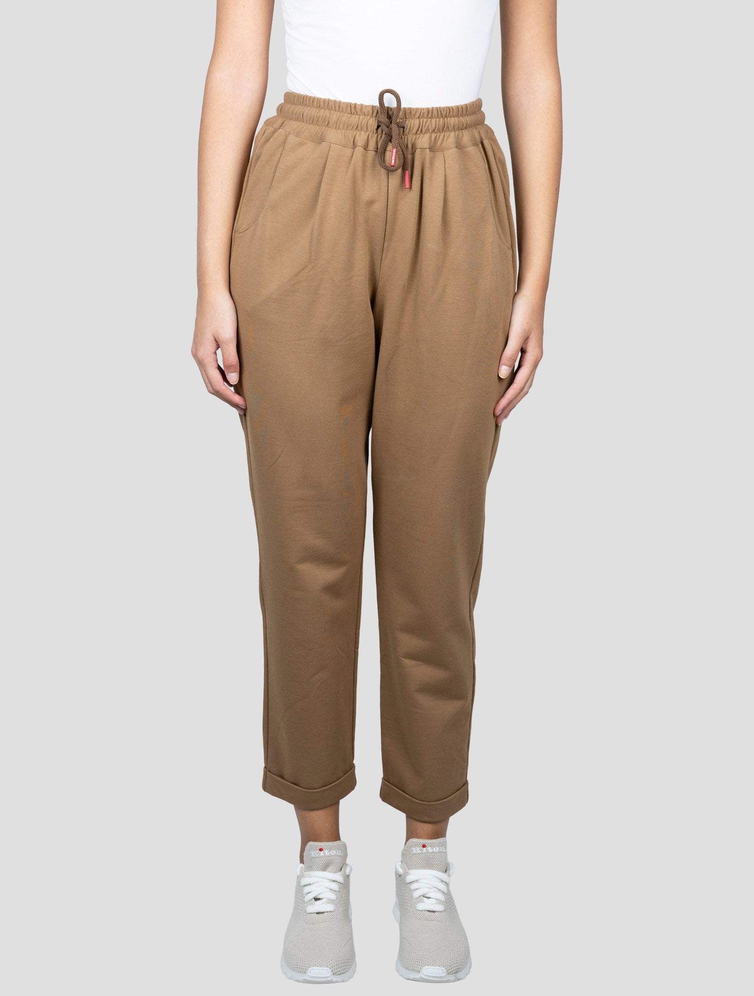 Kiton Brown Cotton Ea Pants