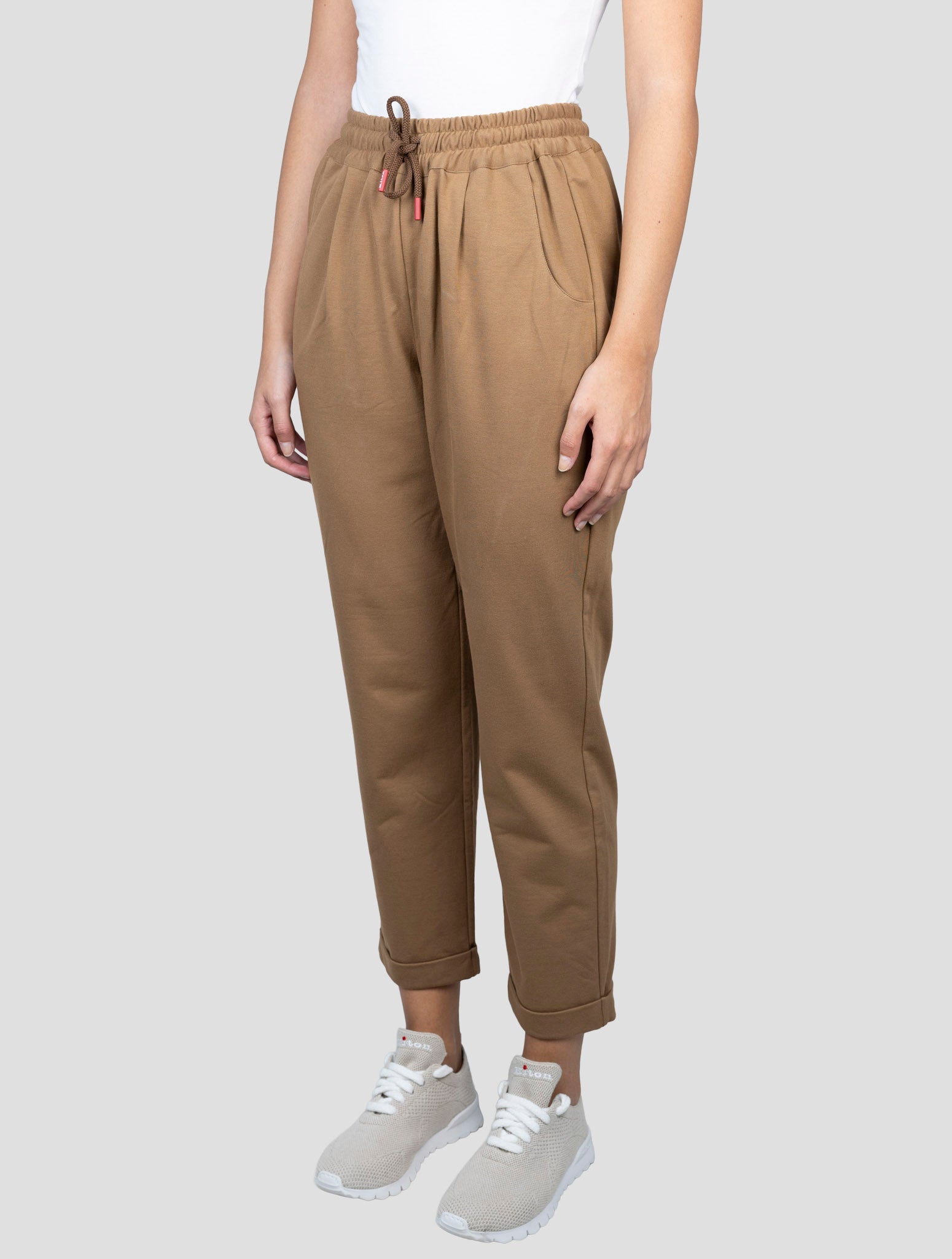 Kiton Brown Cotton Ea Pants