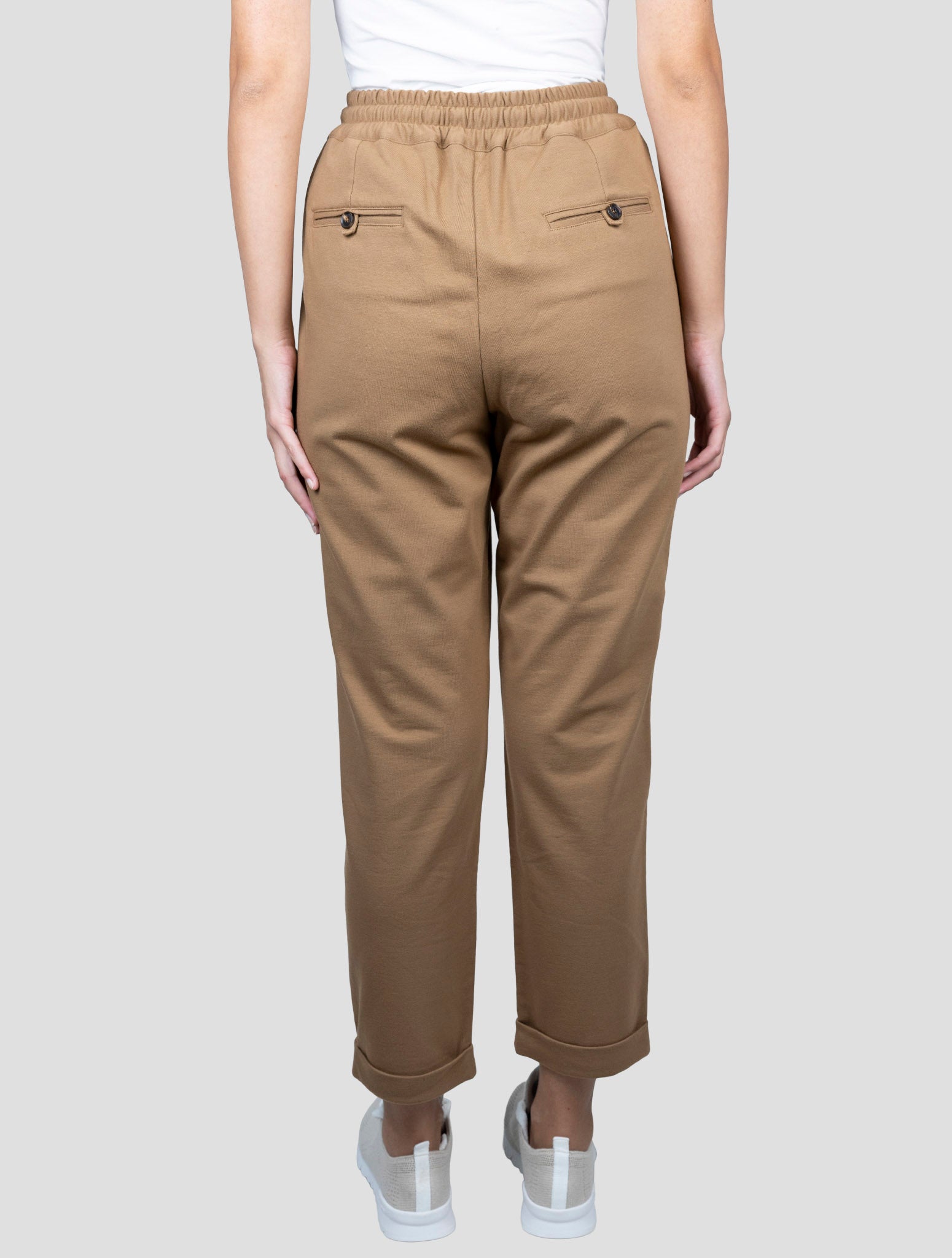Kiton Brown Cotton Ea Pants