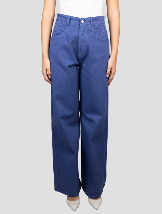 Kiton Blue Cotton Ea Jeans