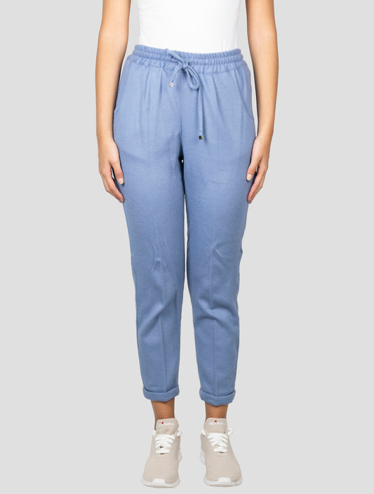 Kiton Light Blue Cashmere Pa Ea Pants