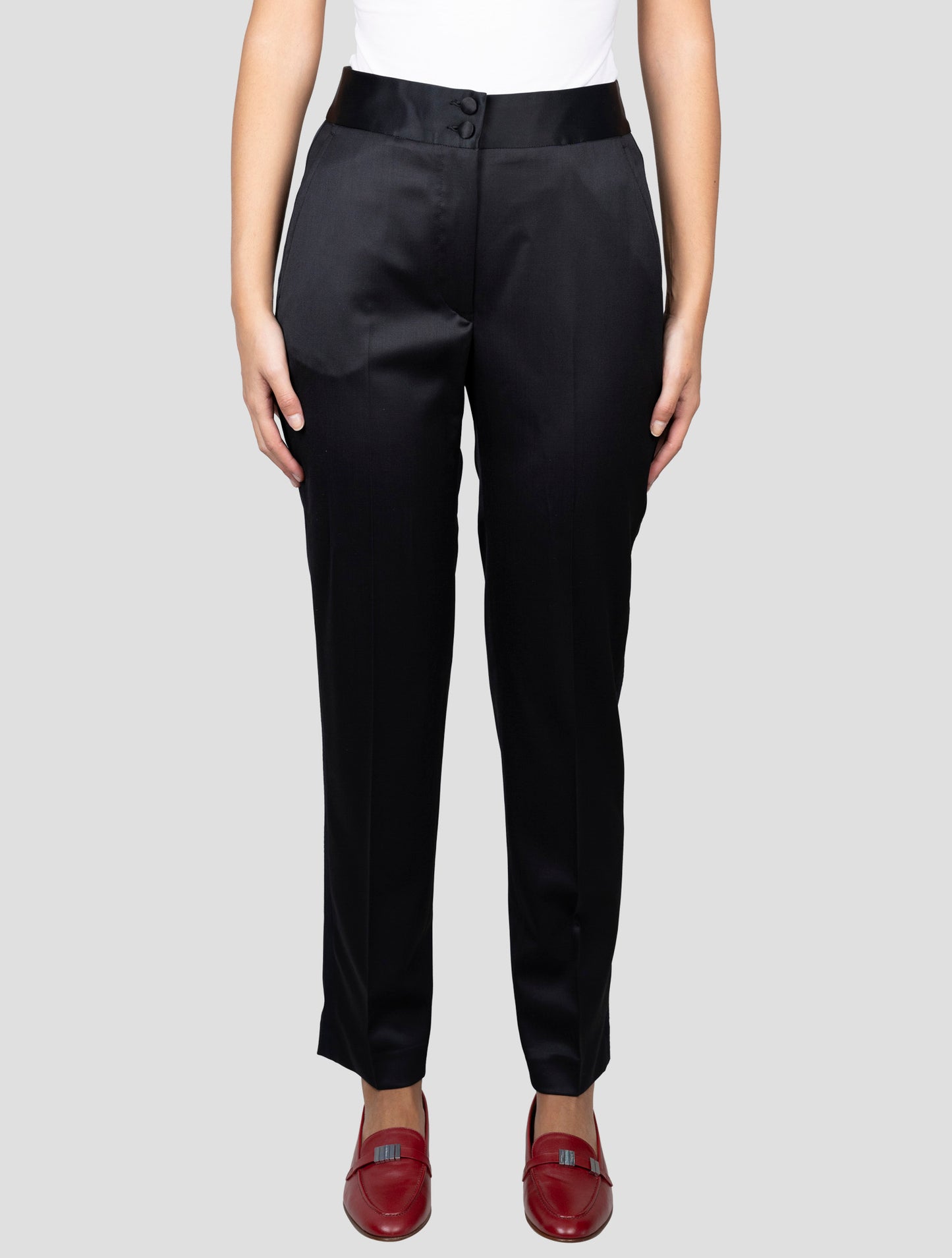 Kiton Black Cotton Ea Pants