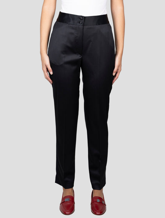 Kiton Black Cotton Ea Pants