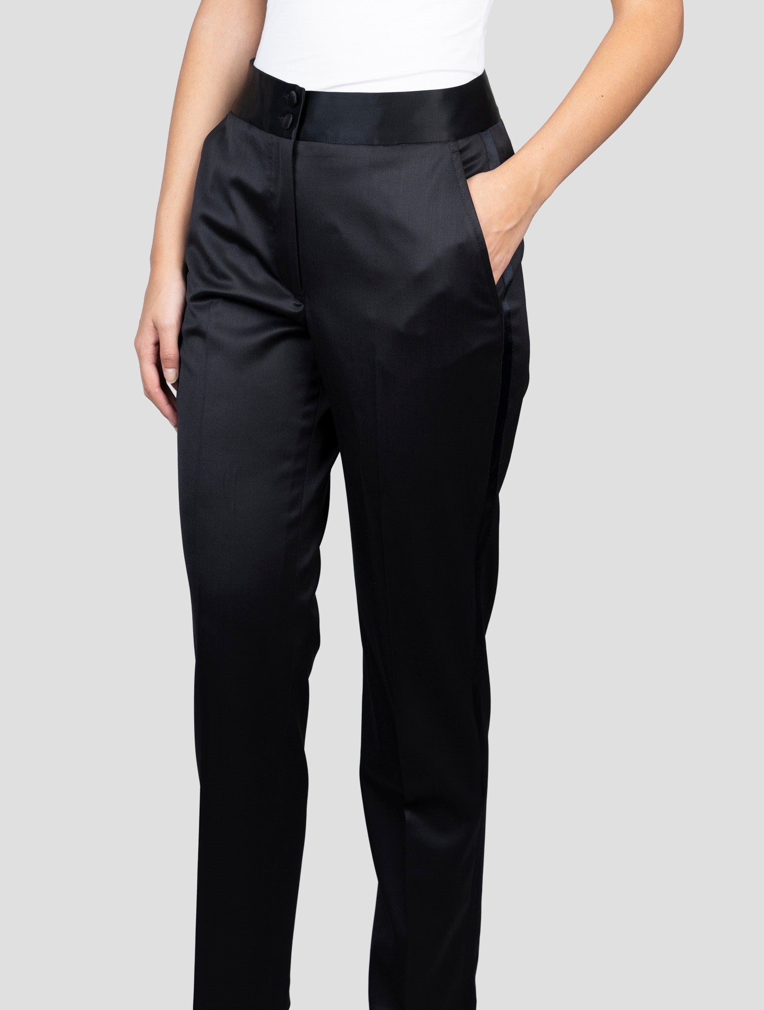 Kiton Black Cotton Ea Pants