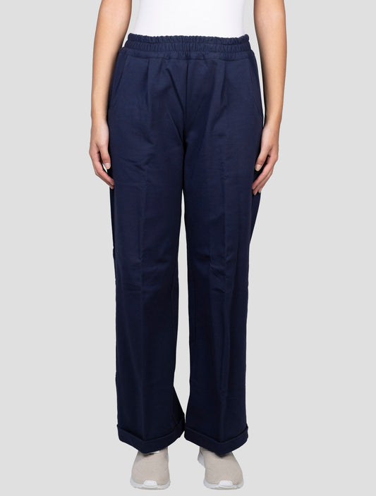 Kiton Blue Cotton Ea Pants
