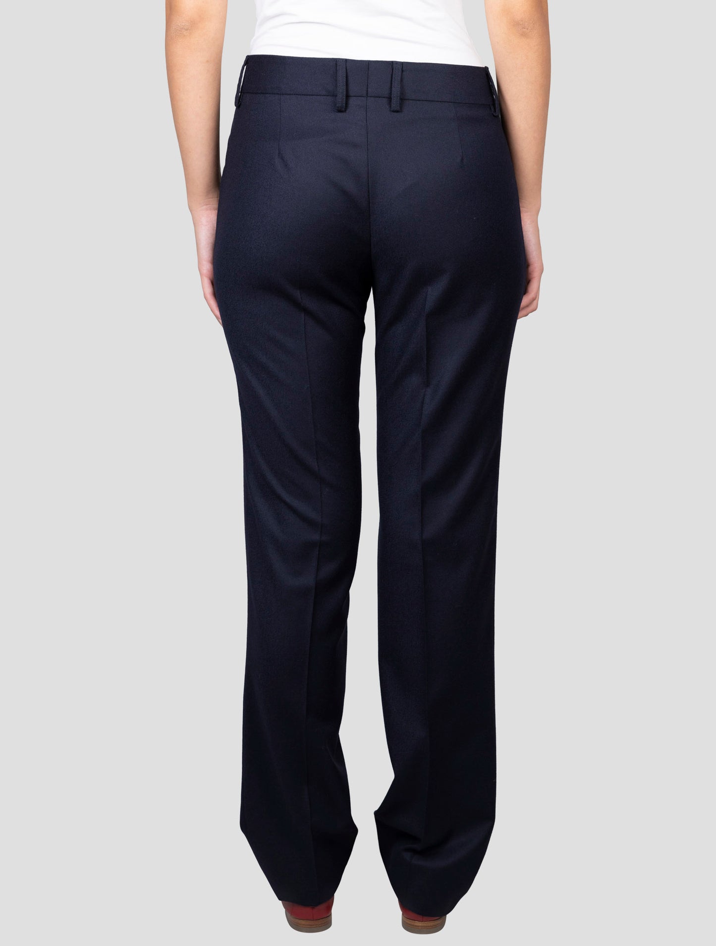 Kiton Blue Wool Pants