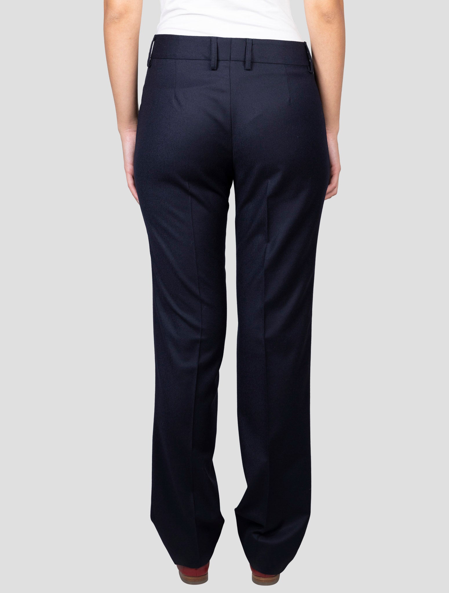 Kiton Blue Wool Pants