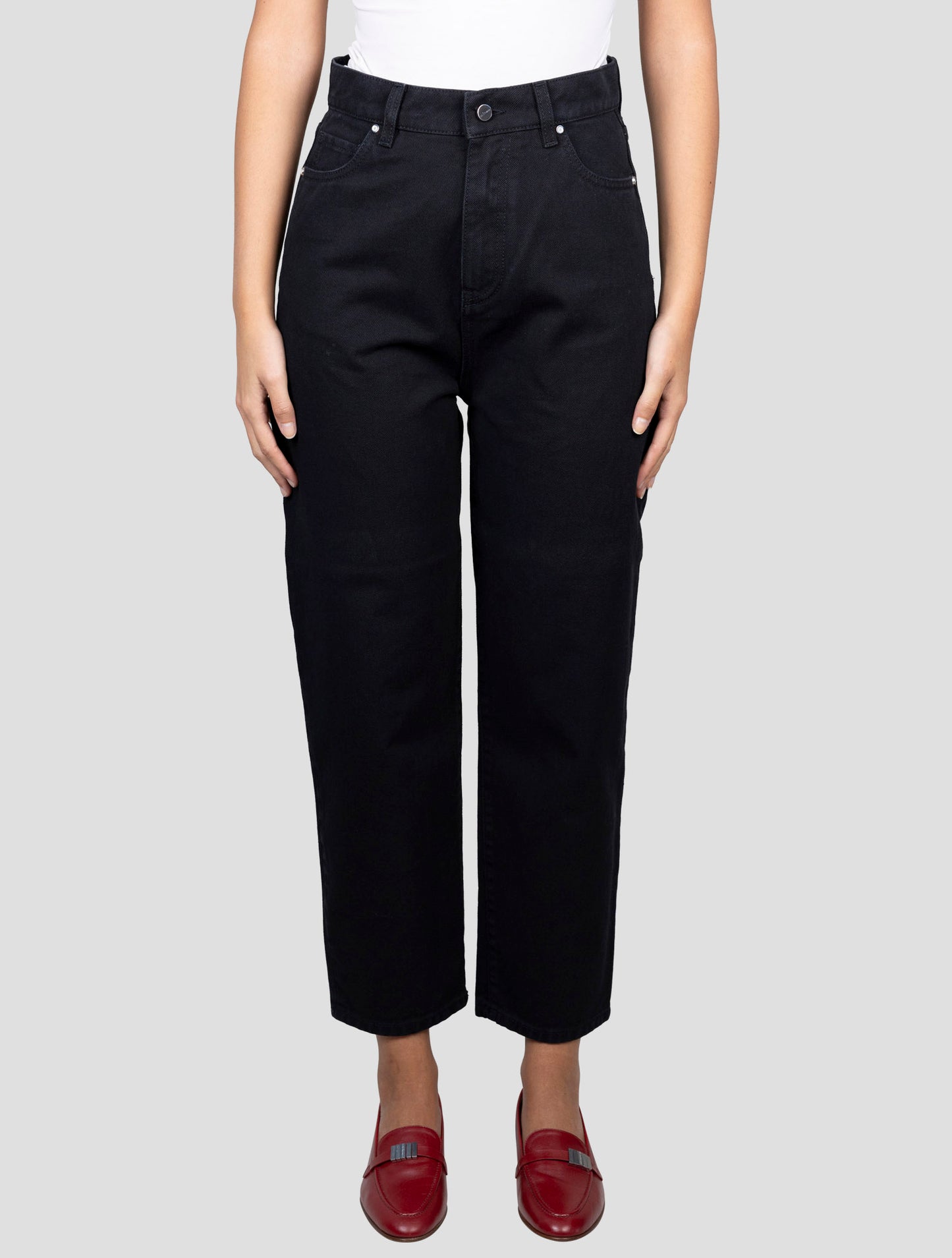 Kiton Black Cotton Ea Jeans