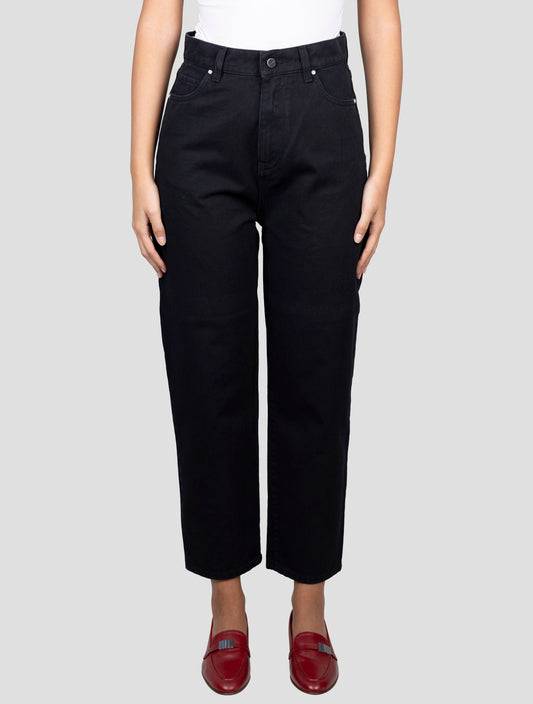 Kiton Black Cotton Ea Jeans