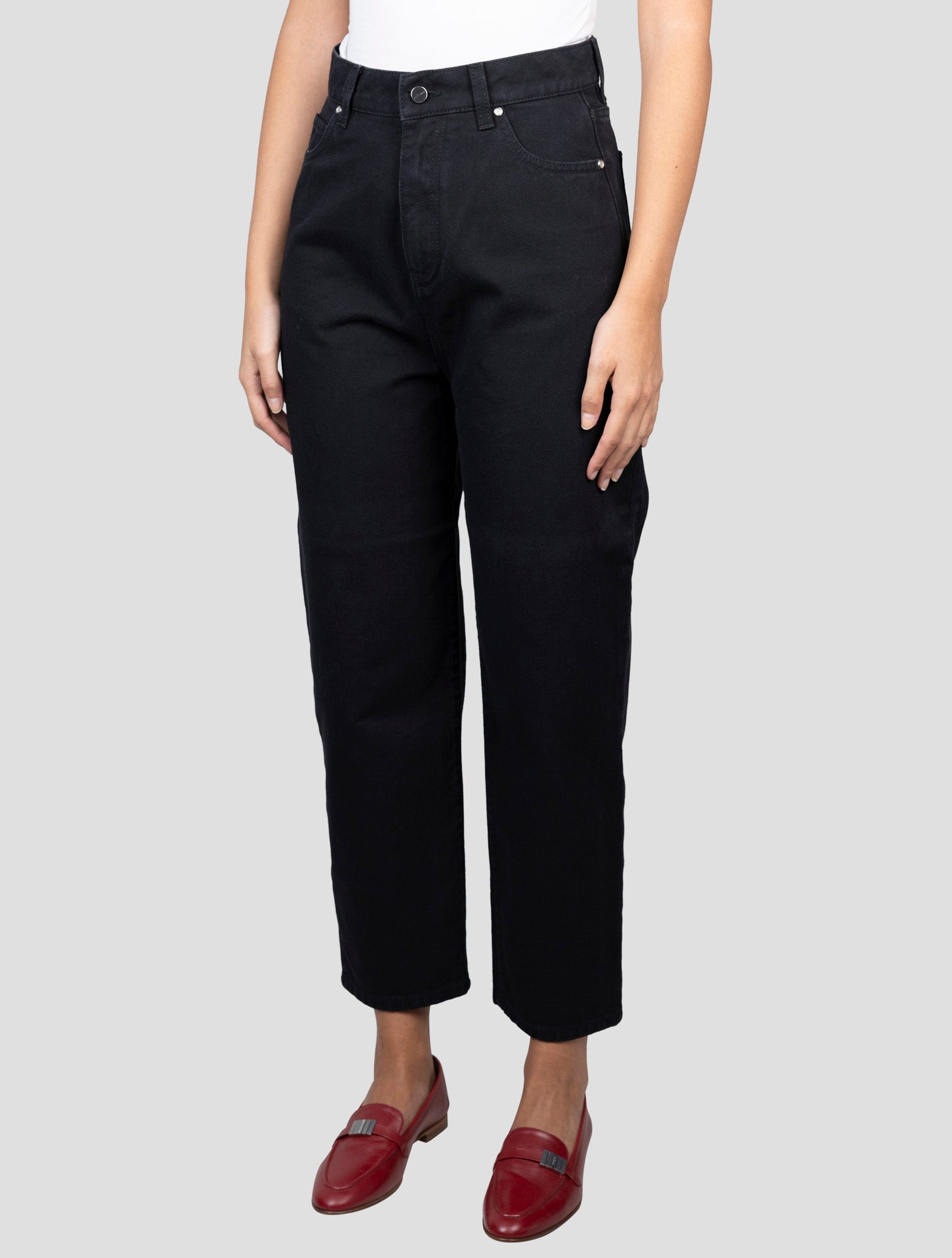 Kiton Black Cotton Ea Jeans