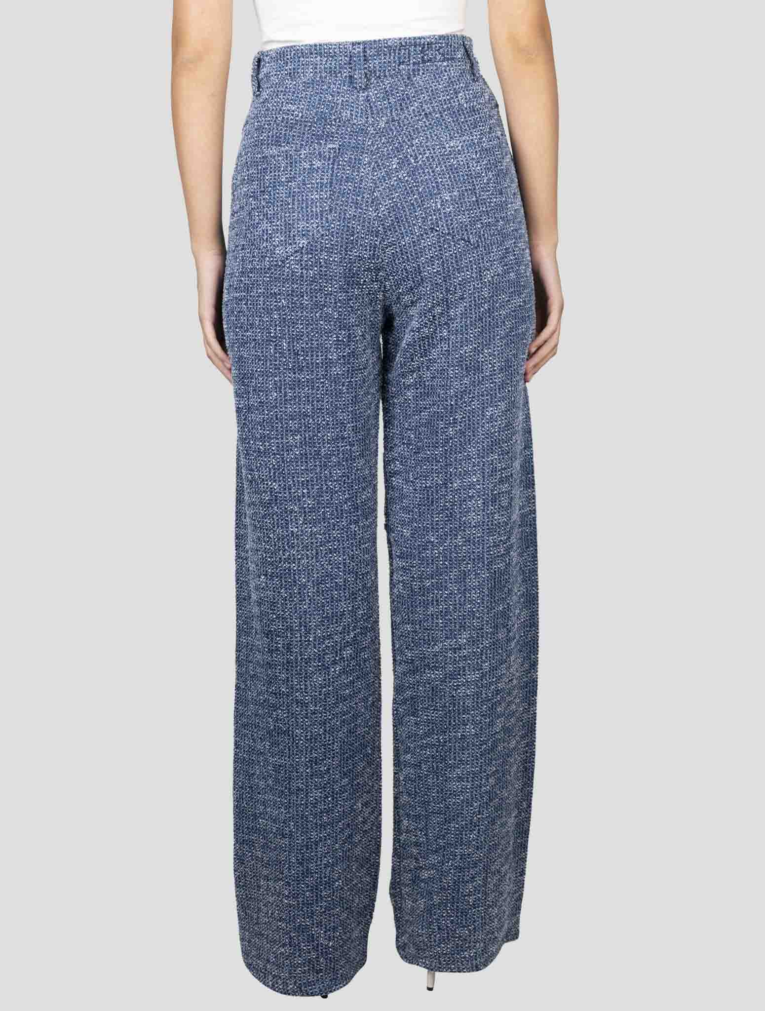 Kiton Blue Cotton Pants