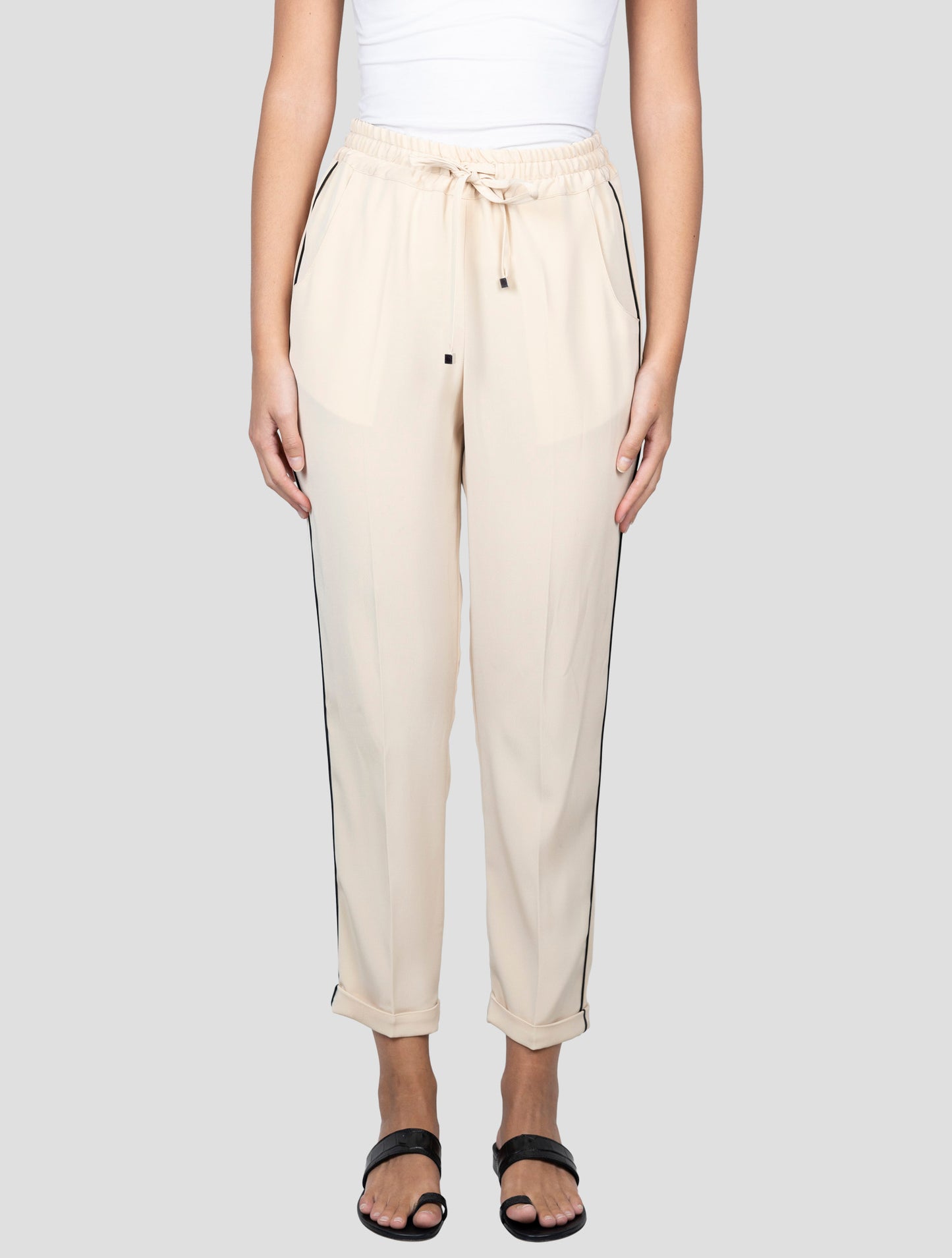 Kiton Beige Te Pe Pants