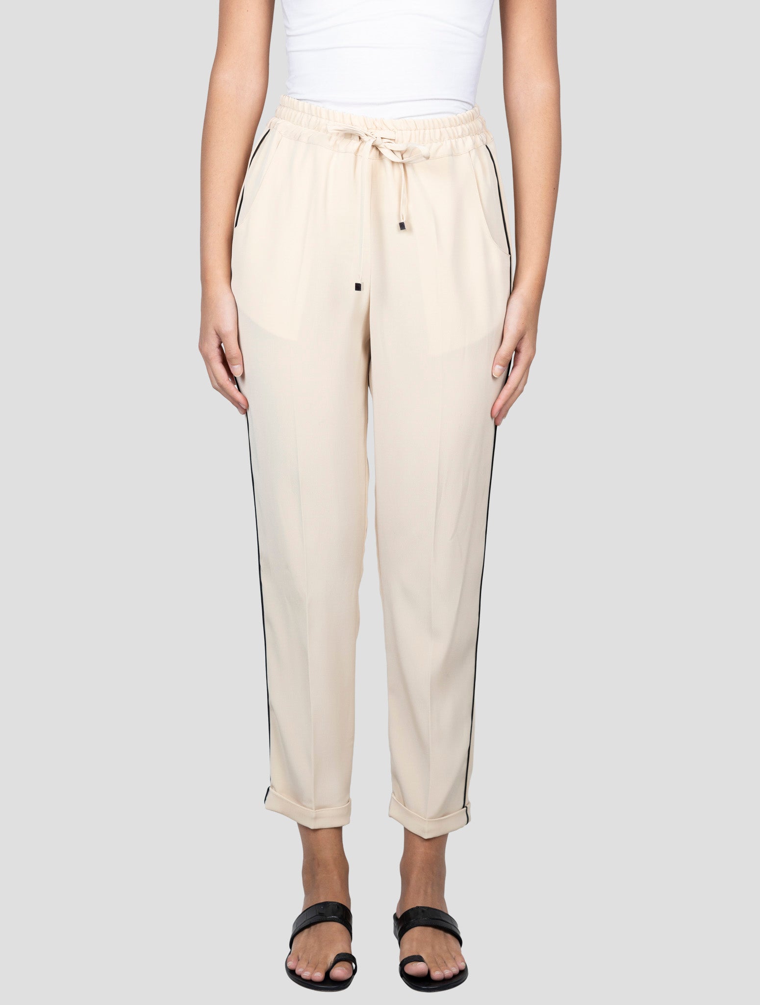 Kiton Beige Te Pe Pants