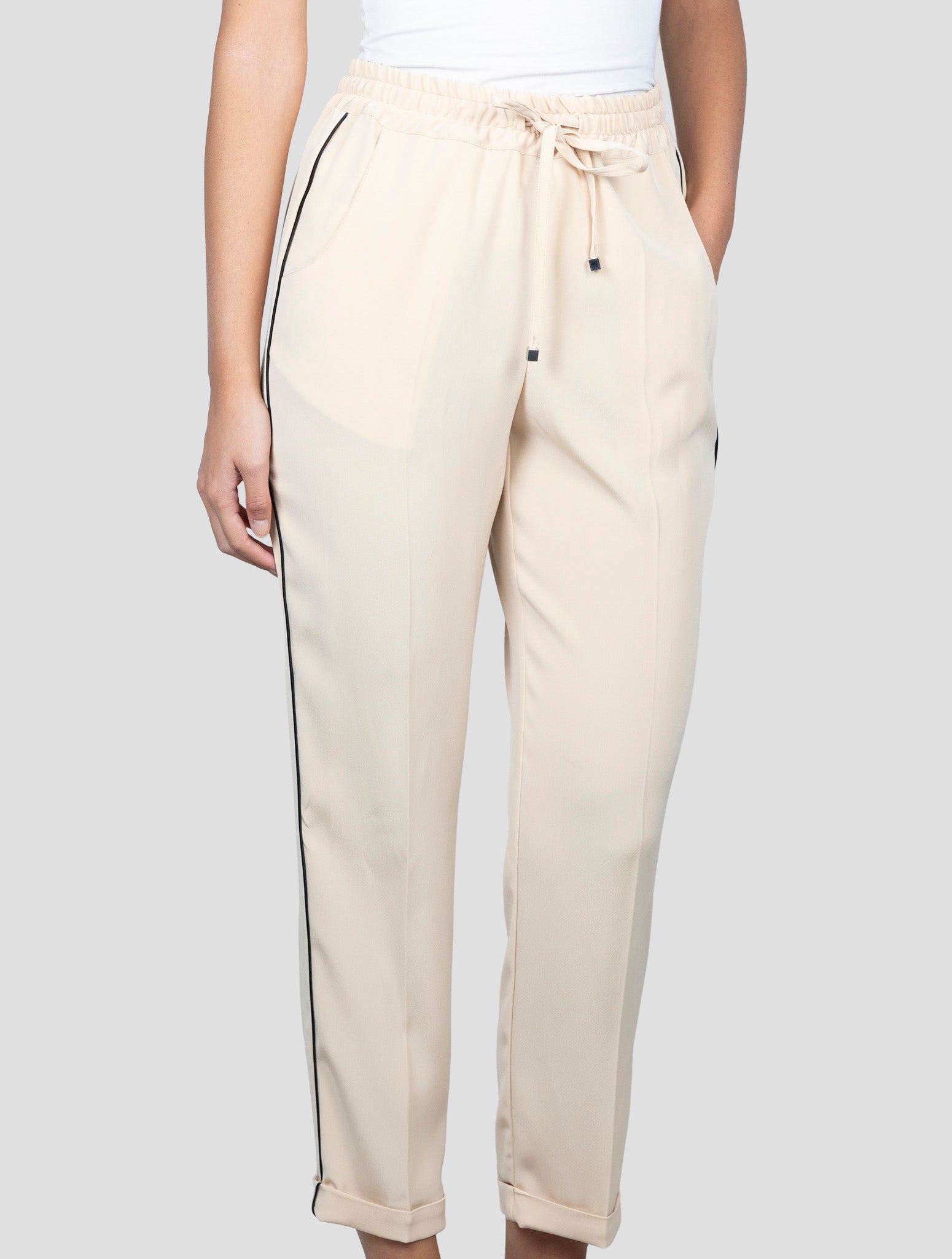 Kiton Beige Te Pe Pants