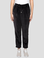 Kiton Brown Cotton Silk Velvet Pants