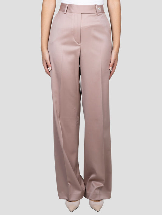 Kiton Pink Virgin Wool Ea Pants