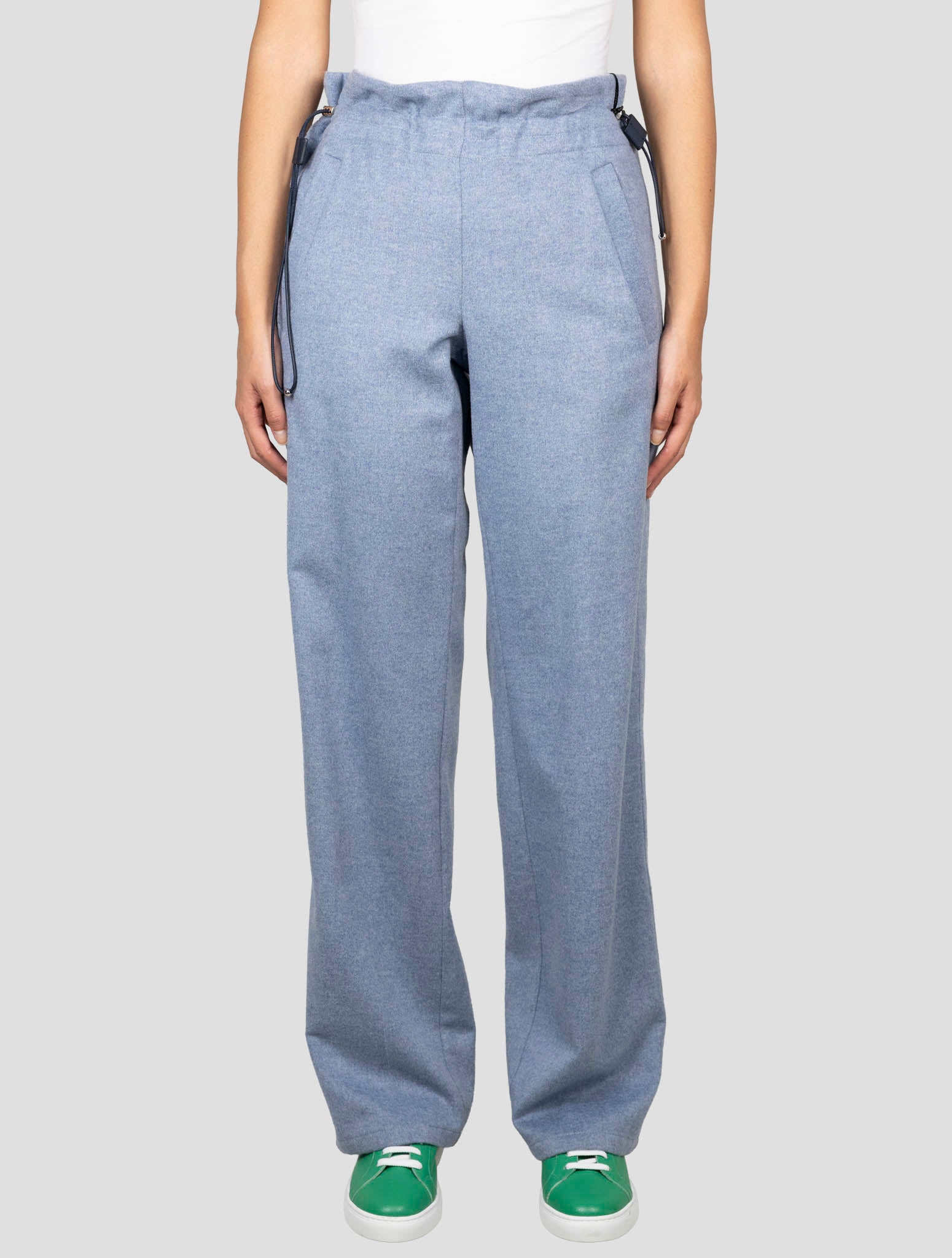 Kiton Gray Cashmere Pants