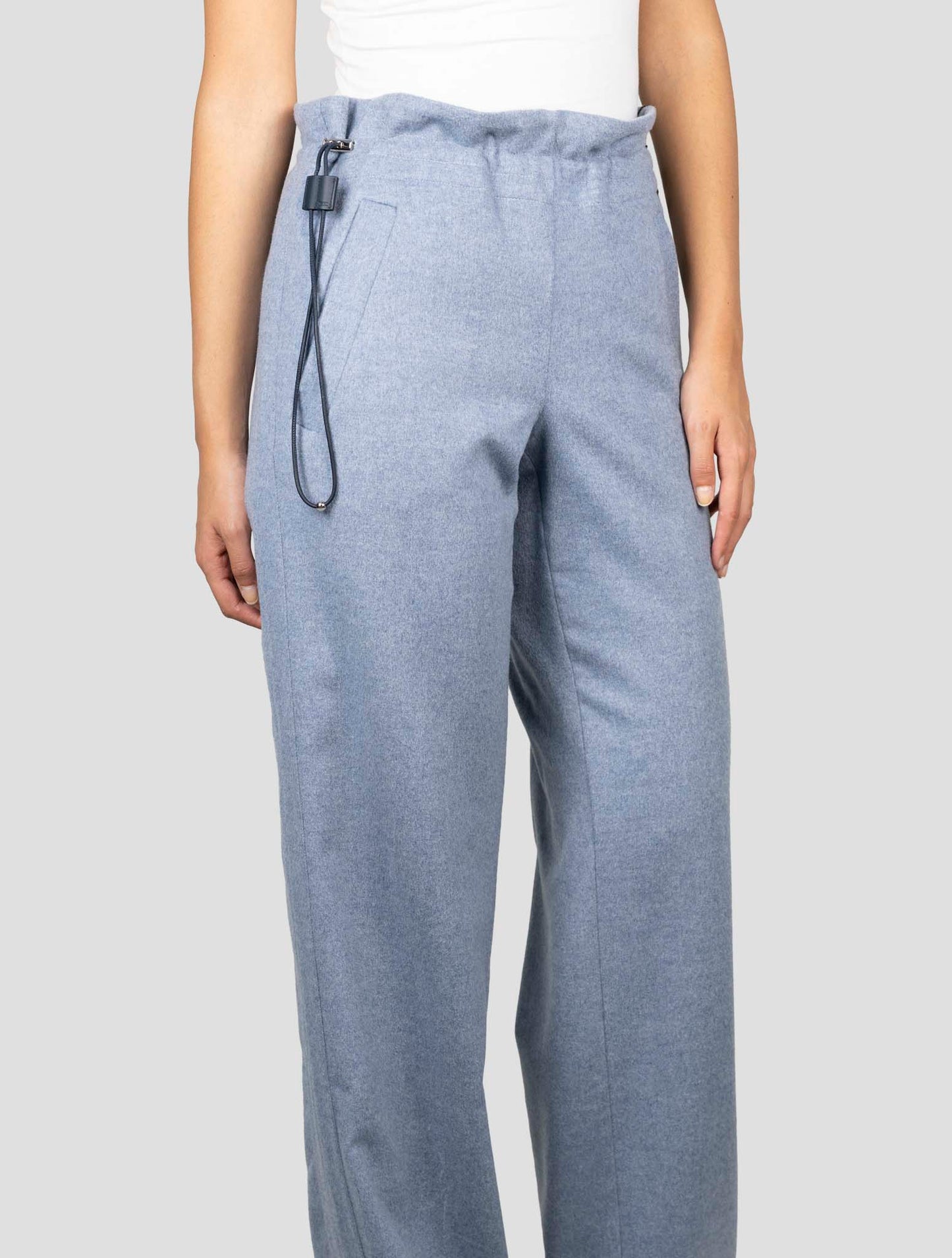 Kiton Gray Cashmere Pants