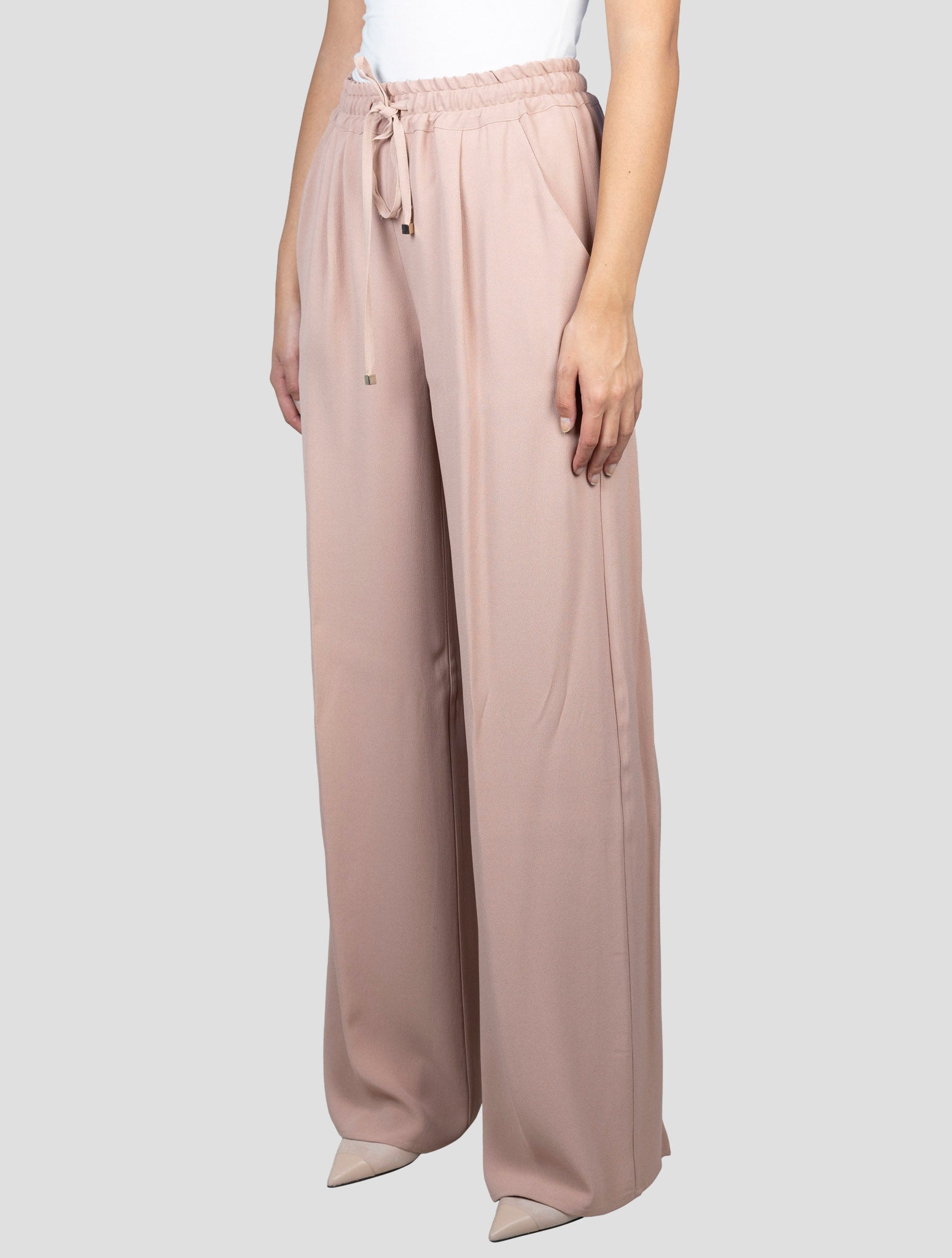 Kiton Pink Acetate Viscose Pants