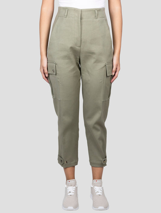 Kiton Green Cotton Ea Cargo Pants