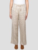 Kiton Beige Linen Pants