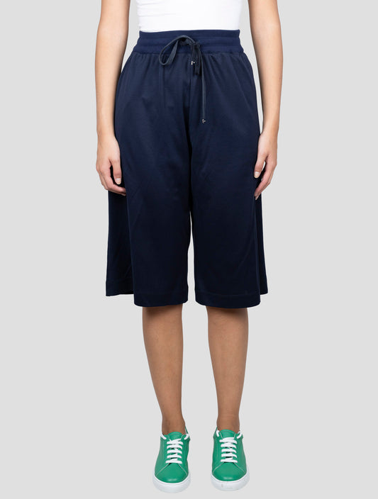 Kiton Blue Cotton Short Pants